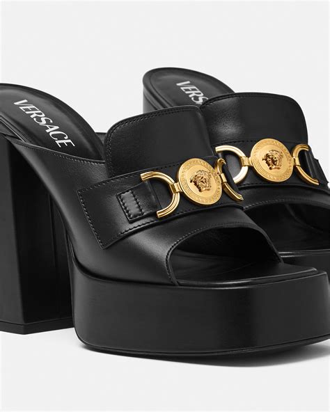 mens versace medusa sandal|Versace platform medusa.